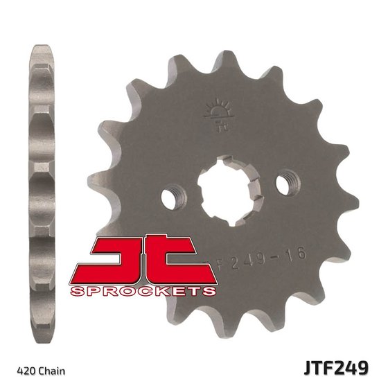 125 JETIX (2012 - 2022) steel front sprocket | JT Sprockets