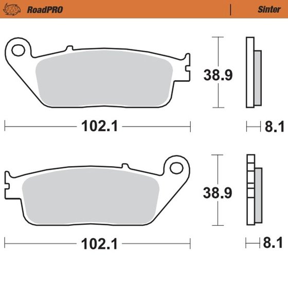 XCITING 250 (2005 - 2008) scooter brake pad | MOTO-MASTER