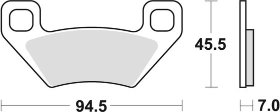 MXU 450 (2010 - 2022) si series sindered off-road brake pads | TRW