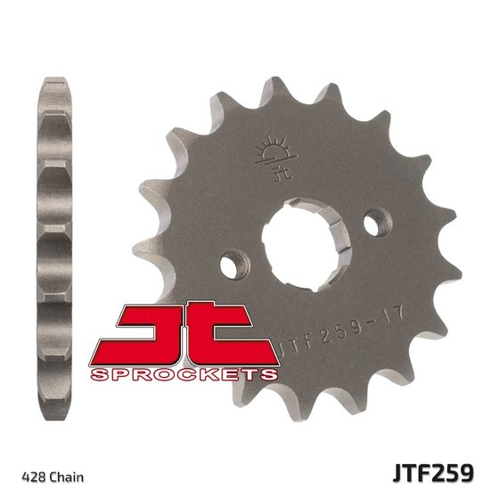 50 KXR (2004 - 2007) steel front sprocket | JT Sprockets