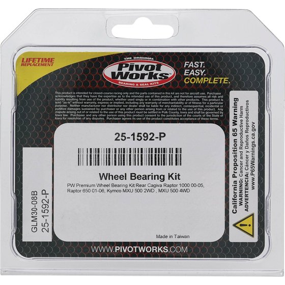 MXU 500 (1990 - 2022) wheel bearing kit rear | All Balls