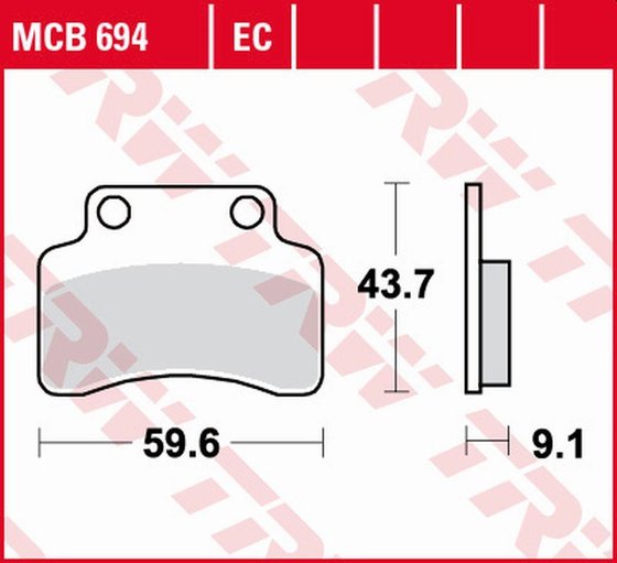 50 HEROISM (1995 - 1997) all round ceramic brake pads | TRW