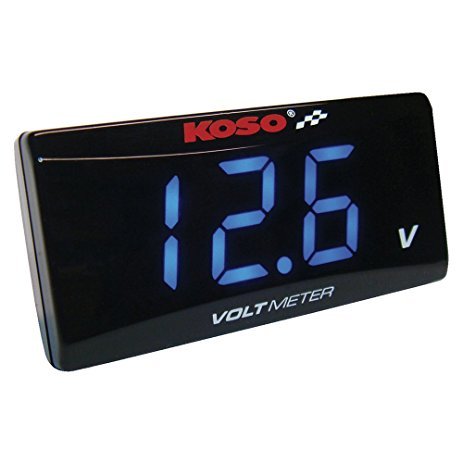 MXU 450 (2012 - 2016) super thin blue volt meter | KOSO NORTH AMERICA